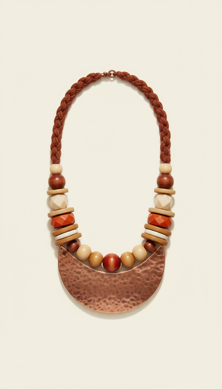 Handwoven earth brown wrap