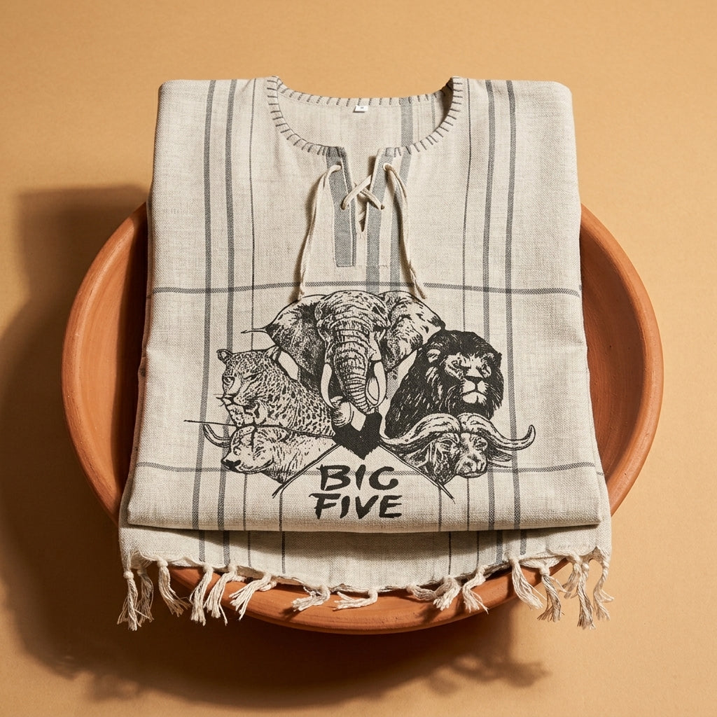 Men's African Print Shirt - Big Five